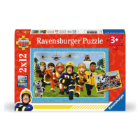 Ravensburger Požiarnik Sam v akcii 2 x 12 dielikov