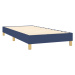 vidaXL Posteľný rám na boxspring modrý 80x200 cm látka