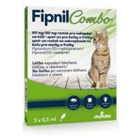 Fipnil Combo CAT spot-on pipeta proti kliešťom a blchám pre mačky 3x0,5ml