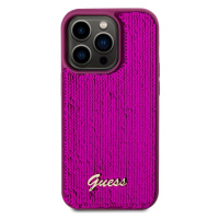 Guess Sequin Script Logo Apple iPhone 14 Pro Max GUHCP14XPSFDGSF Magenta