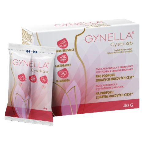 GYNELLA Cystilab dvojdielne vrecká 10 x 4 g