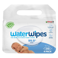 WATERWIPES 100 % BIO Odbúrateľné obrúsky, 4 x 60 ks