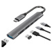 Solight 5v1 USB C hub, 1x USB 3.0, 2x USB 2.0, 2x USB C