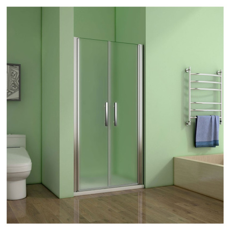 H K - Sprchové dvere SAFE D2 90 FROST dvojkrídlové 86-90 x 195 cm SE-SAFED290FROST