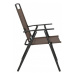 Záhradná stolička SPRINGOS GC0053 - hnedá