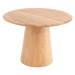 Okrúhly odkladací stolík z dubového dreva ø 55 cm Mushroom – Gazzda