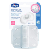 CHICCO Chránič bradaviek SkinToSkin silikón M/L 2 ks