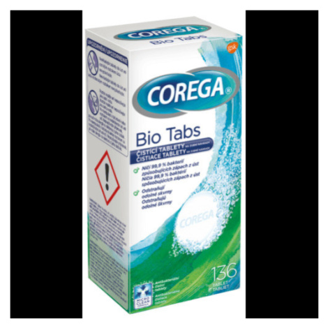 COREGA Bio tabs čistiace tablety 136 ks