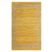 Ručne vyrábaný koberec juta žltý 160 × 230 cm