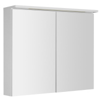 Aqualine Aqualine, KAWA STRIP Galérka s LED osvetlením 80x70x22cm, biela, WGL80S