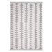 Bielo-sivý bavlnený koberec Oyo home Duo, 60 x 100 cm