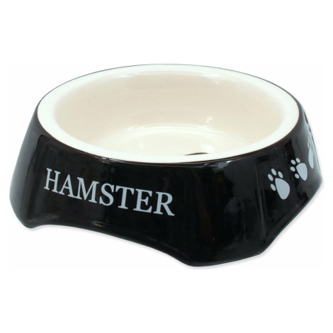 Miska Small Animals potlač Hamster čierna 13x13x4cm