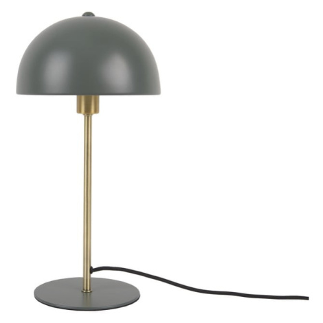 Zelená stolová lampa s detailmi v zlatej farbe Leitmotiv Bonnet