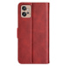 Diárové puzdro na Motorola Moto G32 Leather Book červené