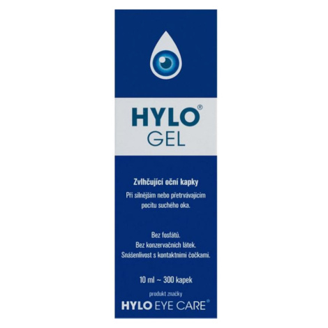 HYLO EYE CARE Hylo Gel, Očné kvapky na osvieženie unavených očí 10 ml