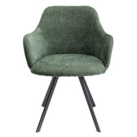 Lady Loco otočná stolička zelená