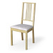 Dekoria Poťah na stoličku Börje, biela tkanina s vytkaným ornamentom , poťah na stoličku Börje, 