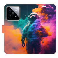 Flipové puzdro iSaprio - Astronaut in Colours 02 - Xiaomi 14