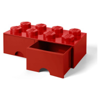 LEGO® Úložný box 8 so zásuvkami Červená