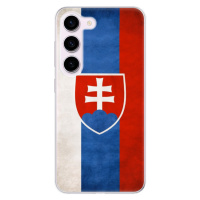 Odolné silikónové puzdro iSaprio - Slovakia Flag - Samsung Galaxy S23 5G