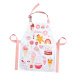 Zástera pre deti sladkosti Sweet Treats Apron ThreadBear s ochrannou vrstvou od 3-5 rokov