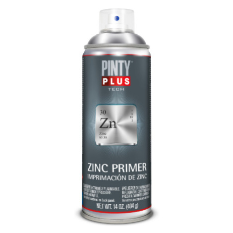 PINTY PLUS TECH - Zinkový základ v spreji 400 ml strieborný