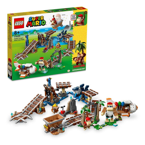 LEGO® Super Mario™ 71425 Diddy Kongova jazda v banskom vozíku – rozširujúci set