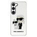 Plastové puzdro Karl Lagerfeld na Samsung Galaxy S23 5G S911 KLHCS23SHNKCTGT IML Glitter Karl an