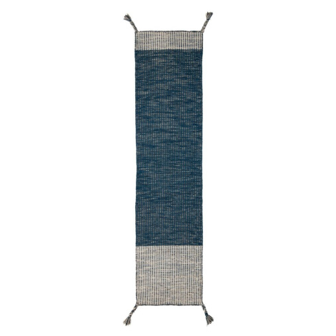 Ručně tkaný kusový běhoun Indira Blue - 60x200 cm Flair Rugs koberce