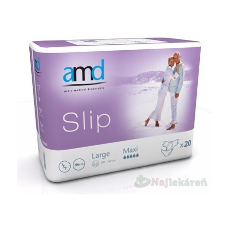 AMD Slip Maxi, inkontinenčné plienky (veľkosť L), 1x20 ks