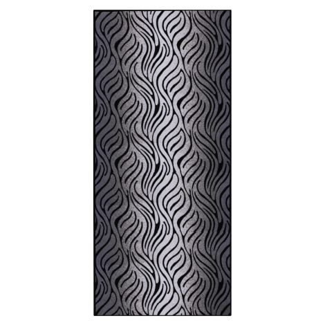 Protiskluzový běhoun na míru Zel 1014 Silver (Grey) - šíře 67 cm Berfin Dywany