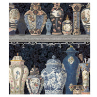 MINDTHEGAP Ceramic Wonders indigo - tapeta