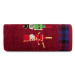 Bavlnený vianočný uterák červený s cínovými vojačikmi Šírka: 70 cm | Dĺžka: 140 cm