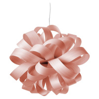 LZF Agatha Ball závesná lampa, 84x80cm, ružová