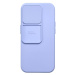 Silikónové puzdro na Apple iPhone 13 Pro Slide TPU fialové