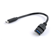 Kabel CABLEXPERT A-OTG-CMAF3-01 USB Type-C OTG kabel, 20cm, pro tablety a smartphone