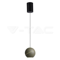 8,5W LED závesná lampa ?180 Champagne Gold 3000K 850lm VT-7796 (V-TAC)