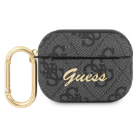 Guess 4G Script PC/PU puzdro pre Airpods Pro šedé