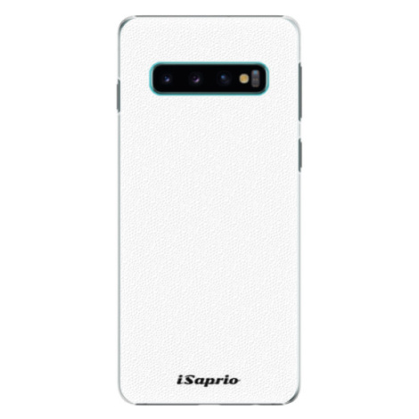 Plastové puzdro iSaprio - 4Pure - bílý - Samsung Galaxy S10