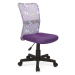 HL Kancelárska stolička Dingo vzor - fialová