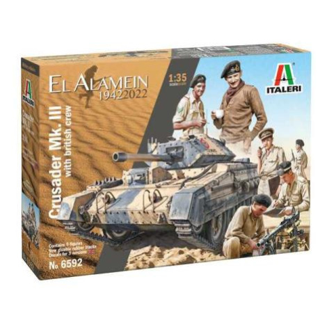 Model Kit military 6592 - Crusader Mk. II & British Tank Crew (1:35)