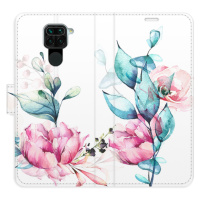 Flipové puzdro iSaprio - Beautiful Flower - Xiaomi Redmi Note 9