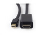 GEMBIRD kábel CABLEXPERT miniDisplayPort na HDMI, 4K, M/M, 1,8 m