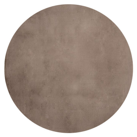 Kusový koberec Cha Cha 535 taupe kruh - 80x80 (průměr) kruh cm Obsession koberce