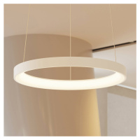 Arcchio Vivy LED závesná lampa, biela, 58 cm