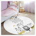 Biely detský koberec ø 100 cm Comfort – Mila Home