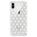 Odolné silikónové puzdro iSaprio - Stars Pattern - white - iPhone X