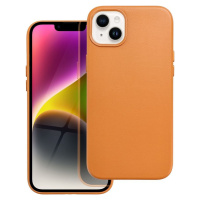 OEM Kožený Kryt s MagSafe pre iPhone 14 Plus, Oranžový