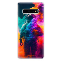 Odolné silikónové puzdro iSaprio - Astronaut in Colors - Samsung Galaxy S10+
