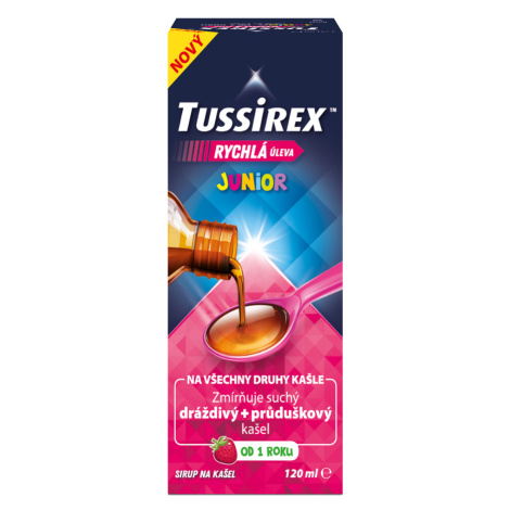 TUSSIREX Junior sirup na kašeľ pre deti 120 ml